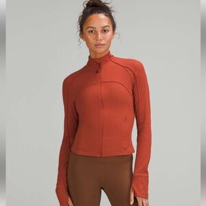 NWOT $119 Lululemon Ribbed Nulu Define Cropped Jacket, CYNN, size 4